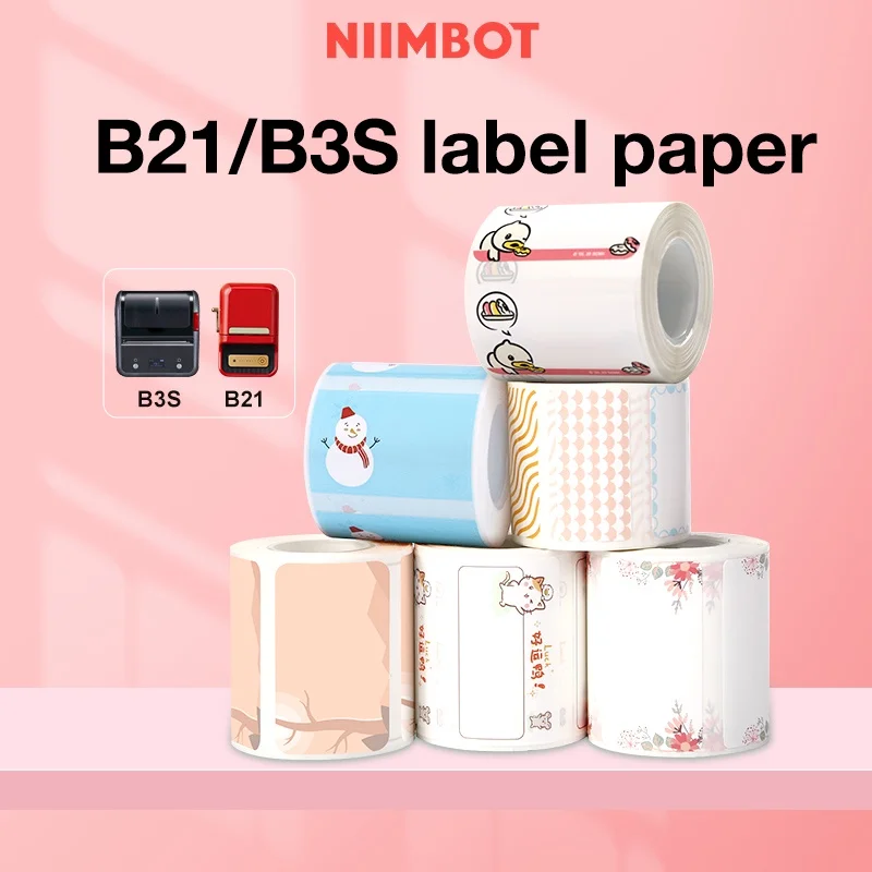 Niimbot B21 B3s бумажный принтер для этикеток, мультяшная водонепроницаемая полоса с именем, наклейка для хранения, классификация этикеток, цветн...
Niimbot B21 B3s бумажный принтер для этикеток, мультяшная водонепроницаемая полоса с именем, наклейка для хранения, классификация этикеток, цветн...