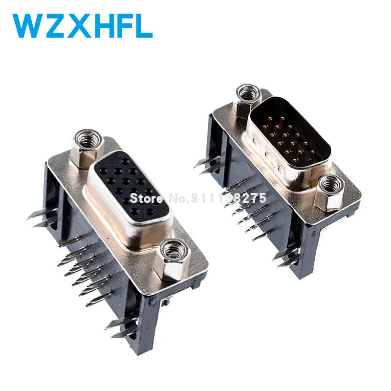 10PCS DB15 DR15 3Rows Parallel Port 15 Pin D Sub Female Male 15 Way PCB 90 Degree Connector DB15 Socket Plug VGA Adapter
10PCS DB15 DR15 3Rows Parallel Port 15 Pin D Sub Female Male 15 Way PCB 90 Degree Connector DB15 Socket Plug VGA Adapter