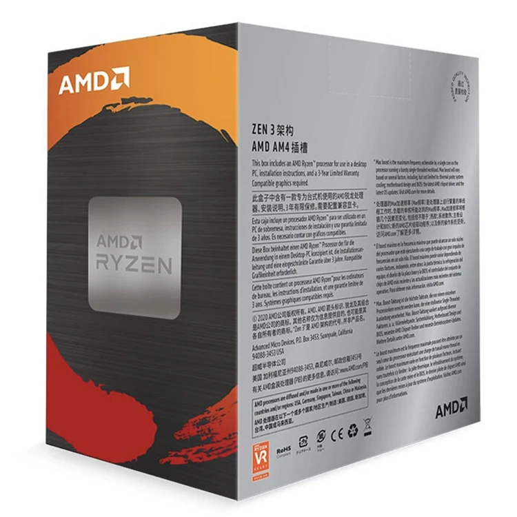 AMD Ryzen 7 5800X Gaming Desktop CPU with 8 Cores 16 Threads Support AM4 Socket X570 B550 B450 Series Motherboard
AMD Ryzen 7 5800X Gaming Desktop CPU with 8 Cores 16 Threads Support AM4 Socket X570 B550 B450 Series Motherboard