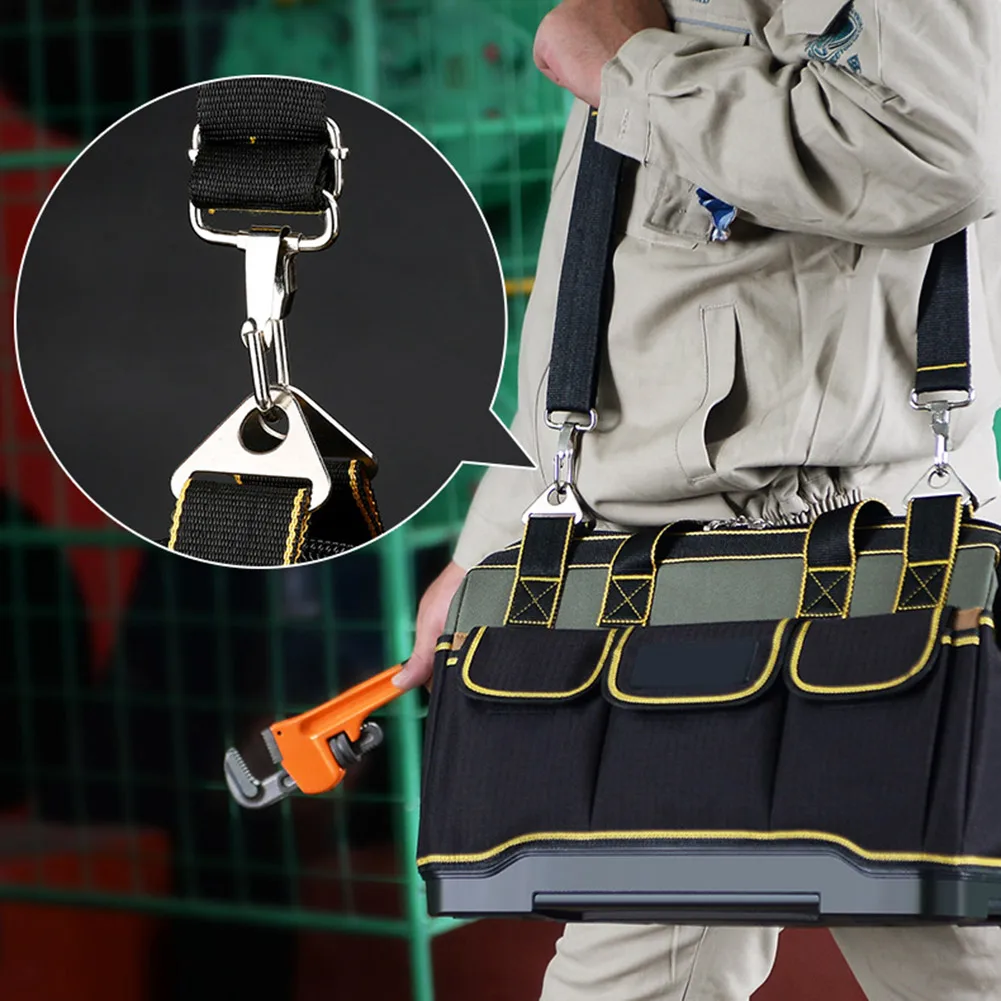 Hot Tool Bags 13/16/18/20 Inch 1680D Oxford Cloth Bag Top Wide Mouth Electrician Bags Multifunctional MVI-ing
Hot Tool Bags 13/16/18/20 Inch 1680D Oxford Cloth Bag Top Wide Mouth Electrician Bags Multifunctional MVI-ing