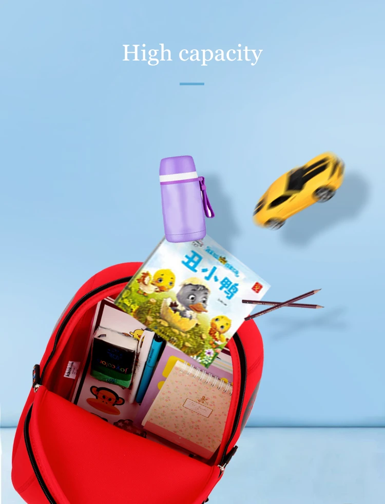 NOHOO mochila escolar школьные ранцы для мальчиков 3D мультяшный автомобиль рюкзаки сумка