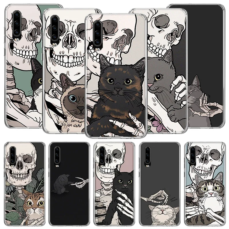 Skull Cat Skeleton Dog Phone Case For Huawei P50 P10 P20 P30 P40 Pro Cover Mate 40 30 20 10 Lite Capa Shell
Skull Cat Skeleton Dog Phone Case For Huawei P50 P10 P20 P30 P40 Pro Cover Mate 40 30 20 10 Lite Capa Shell
