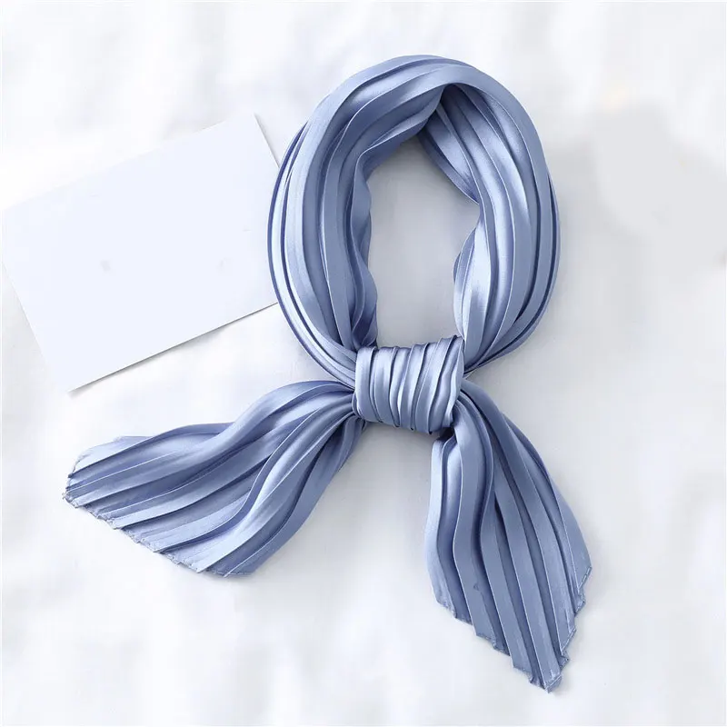 Satin Neckerchief Crinkled Hair Scarf Small Scarves Decorative Headscarf Silk Pleated Scarf Bandana Solid Color Square Scarf
Satin Neckerchief Crinkled Hair Scarf Small Scarves Decorative Headscarf Silk Pleated Scarf Bandana Solid Color Square Scarf