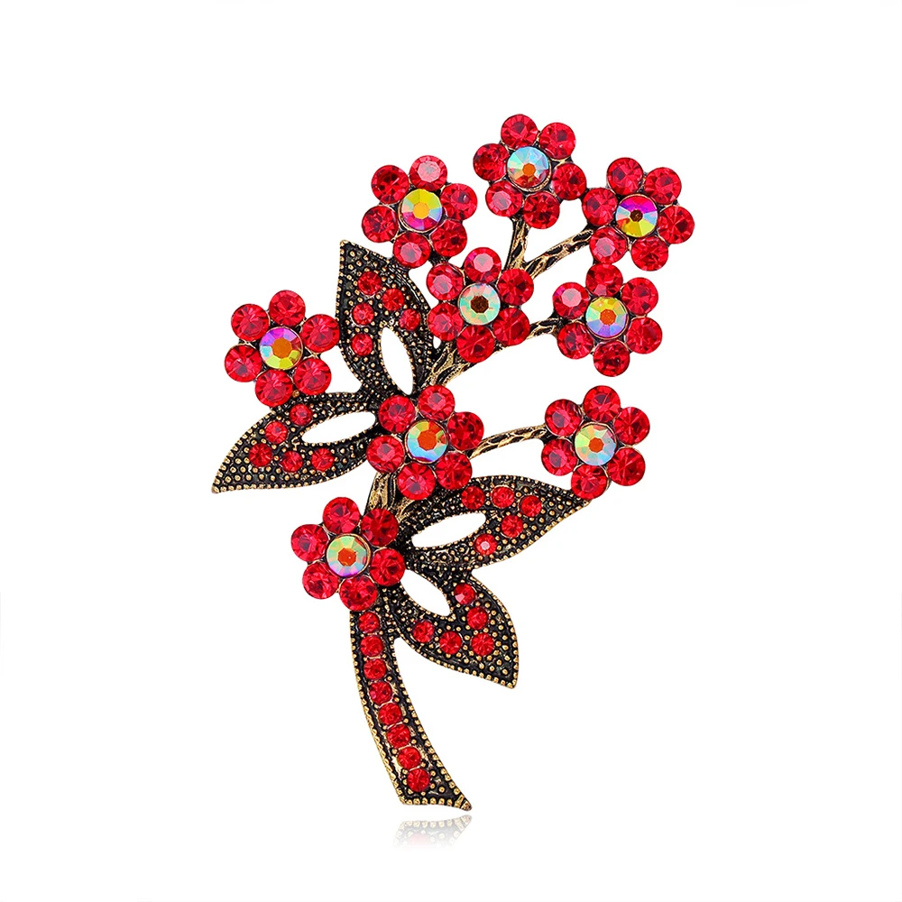 Harong Red Enamel Flower Pin Rhinestone Brooches Women Wedding Elegant Jewelry Lapel Alloy Pin Pendant Dress Shirt Accessories 
Harong Red Enamel Flower Pin Rhinestone Brooches Women Wedding Elegant Jewelry Lapel Alloy Pin Pendant Dress Shirt Accessories
