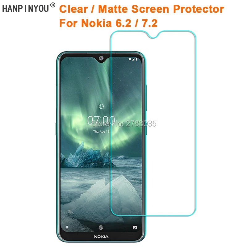 For Nokia 6.2 / 7.2 Clear Glossy /Anti-Glare Matte Screen Protector Protective Film Guard (Not Tempered Glass)
For Nokia 6.2 / 7.2 Clear Glossy /Anti-Glare Matte Screen Protector Protective Film Guard (Not Tempered Glass)