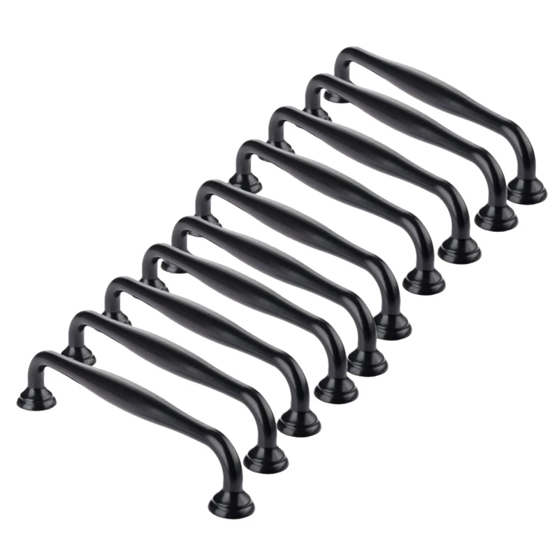 10Pcs Black Kitchen Cabinet Door Handles Drawer Bedroom Pull Center Distance128mm
10Pcs Black Kitchen Cabinet Door Handles Drawer Bedroom Pull Center Distance128mm