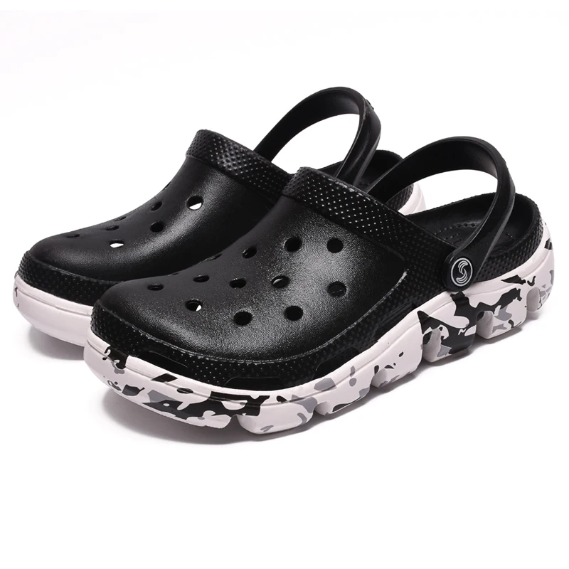 New Mens Clogs Summer Shoes Camouflage Men Slippers Breathable Non-slip Flip Flops Male Garden Hole Shoes Casual Beach Sandals
New Mens Clogs Summer Shoes Camouflage Men Slippers Breathable Non-slip Flip Flops Male Garden Hole Shoes Casual Beach Sandals