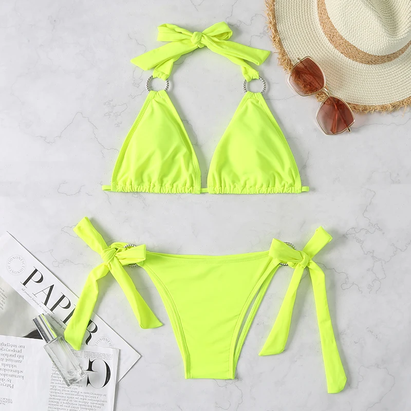 2022 Summer Nwe Arrival Women Sexy Bikini Set Female Swimwear Push Up Two Piece Swimsuit Halter Brazilian Bathing Suit Beachwear
2022 Summer Nwe Arrival Women Sexy Bikini Set Female Swimwear Push Up Two Piece Swimsuit Halter Brazilian Bathing Suit Beachwear