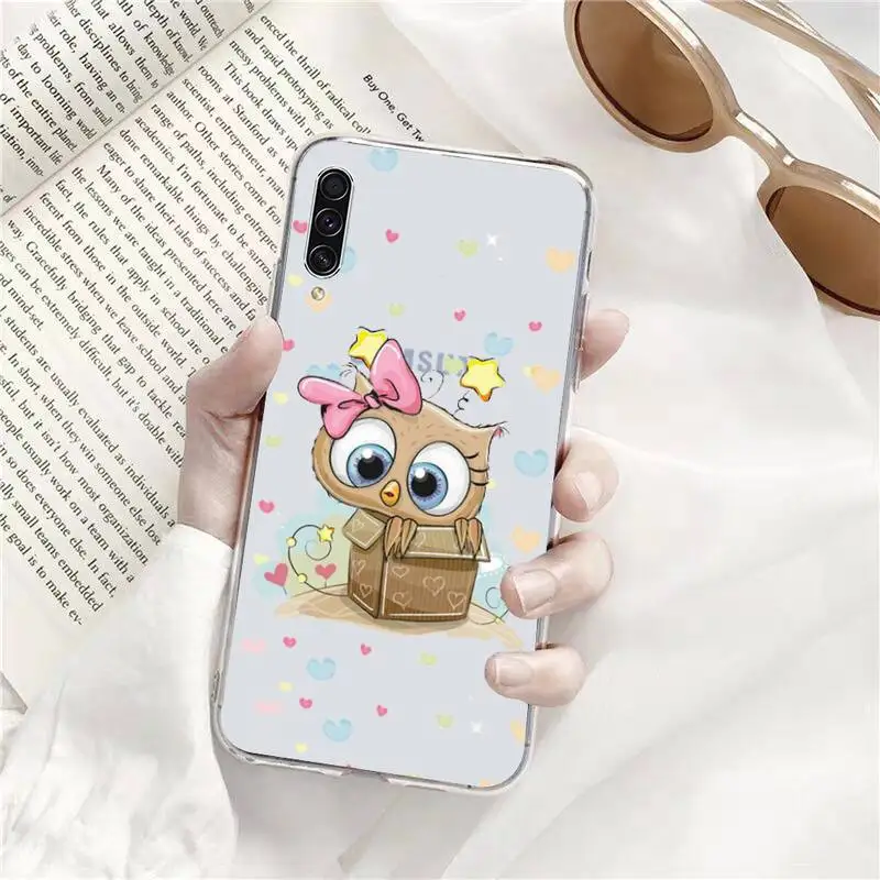 Baby Cute Owl Phone Case Transparent for Samsung s9 s10 s20 Huawei honor P20 P30 P40 xiao mi note mi 8 9 pro lite plus
Baby Cute Owl Phone Case Transparent for Samsung s9 s10 s20 Huawei honor P20 P30 P40 xiao mi note mi 8 9 pro lite plus