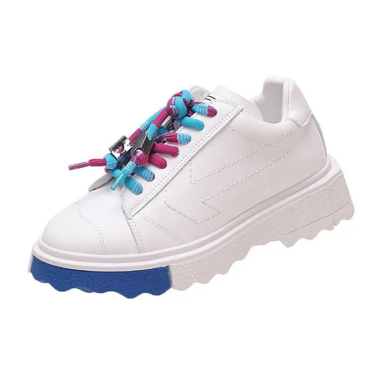 Small white shoes autumn 2021 new color matching shoelace thick-soled casual women's shoes Sapatos femininos
Small white shoes autumn 2021 new color matching shoelace thick-soled casual women's shoes Sapatos femininos