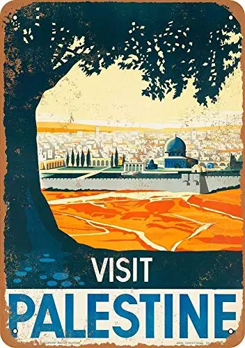 Tin Sign New Aluminum Visit Palestine Vintage Looks Metal Sign 11.8 x 7.8 Inch
Tin Sign New Aluminum Visit Palestine Vintage Looks Metal Sign 11.8 x 7.8 Inch