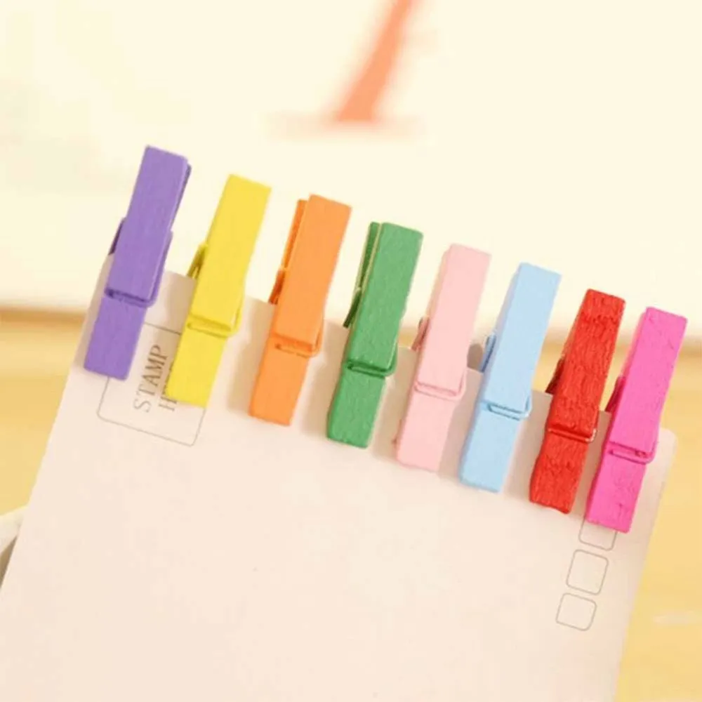100 pcs Mini Natural Wooden Paper Clips Utility Versatile Clothespin Clips Picture Photo Cable Pictures Organizer Clips for
100 pcs Mini Natural Wooden Paper Clips Utility Versatile Clothespin Clips Picture Photo Cable Pictures Organizer Clips for
