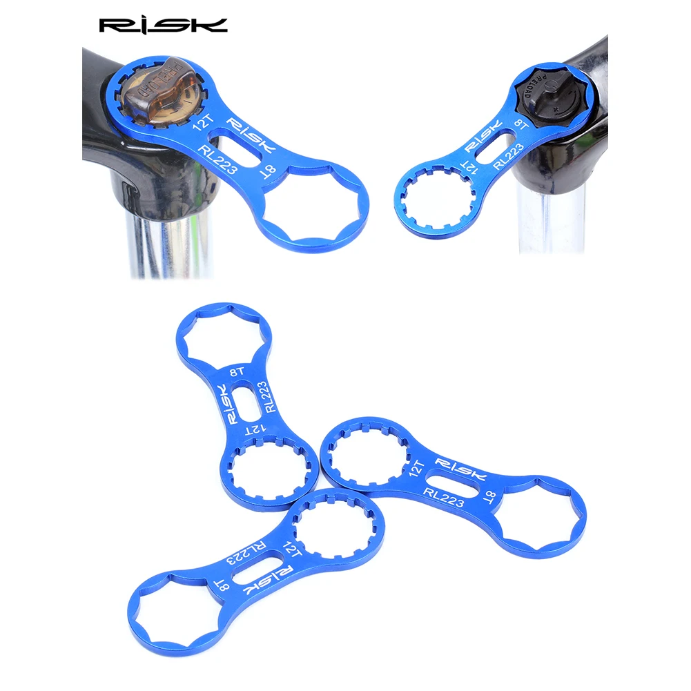 RISK Bicycle Front Fork Removal Wrench Spanner Mountain Bike Repair Tools Parts Biking Portable Dustproof Cycling Parts
RISK Bicycle Front Fork Removal Wrench Spanner Mountain Bike Repair Tools Parts Biking Portable Dustproof Cycling Parts