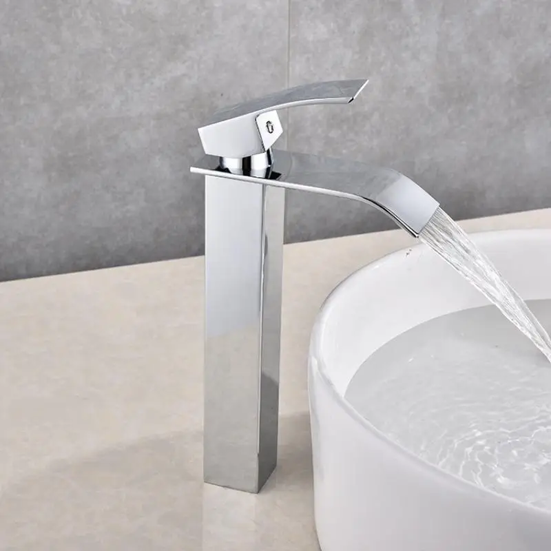 Stainless Steel 360 Degree Rotation Faucet Waterfall Basin Faucet Bathroom Mixer Tap Spout Vessel Sink Fauet Hot Cold Water Tap
Stainless Steel 360 Degree Rotation Faucet Waterfall Basin Faucet Bathroom Mixer Tap Spout Vessel Sink Fauet Hot Cold Water Tap