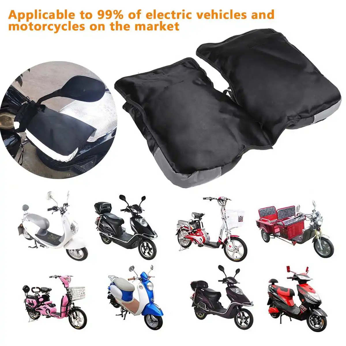 Pair Motorcycle Handlebar Gloves Winter Thermal Warm Gloves Windproof Motorbike Handle Bar Muff Cover Waterproof
Pair Motorcycle Handlebar Gloves Winter Thermal Warm Gloves Windproof Motorbike Handle Bar Muff Cover Waterproof