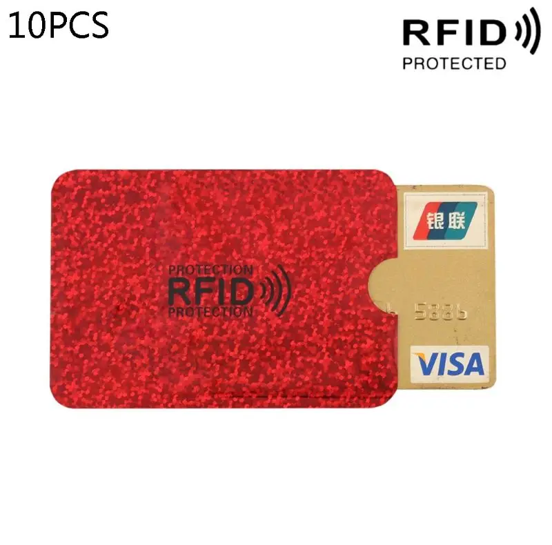 Защитный чехол для банковских карт с RFID-защитой от кражи 10 шт. | Багаж и сумки