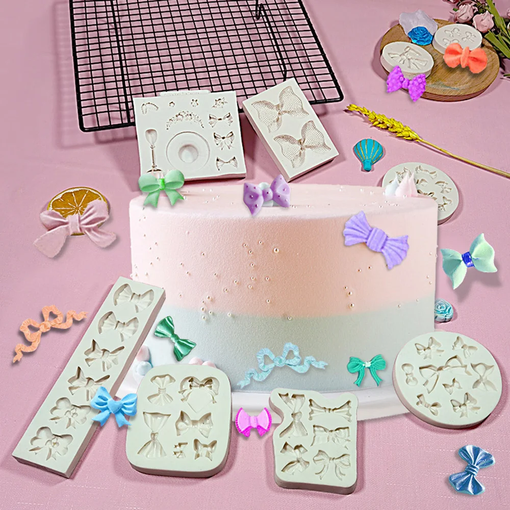 Multiple Mini Bow Bowknots Shape Cake Mold Chocolate Mold For The Kitchen Baking Cake Tool Diy Cake Decoration Tool
Multiple Mini Bow Bowknots Shape Cake Mold Chocolate Mold For The Kitchen Baking Cake Tool Diy Cake Decoration Tool