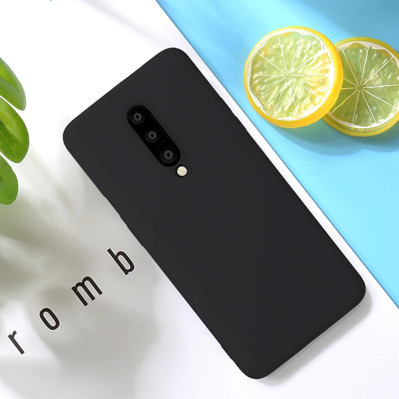 Конфетный ТПУ чехол для OnePlus 8 Pro Чехол из углеродного волокна сплошной цвет