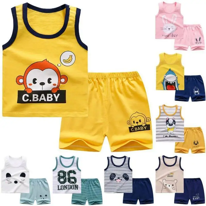 Cute Boys Girls Cartoon Printed Short Sleeve Tops and Pants Set Color Patchwork Outfits
Cute Boys Girls Cartoon Printed Short Sleeve Tops and Pants Set Color Patchwork Outfits