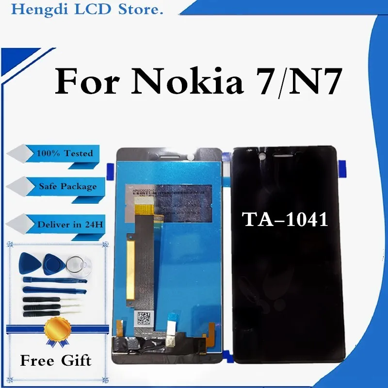 Оригинальный ЖК дисплей для Nokia 7 N7 сенсорный экран дигитайзер в сборе Замена 100%