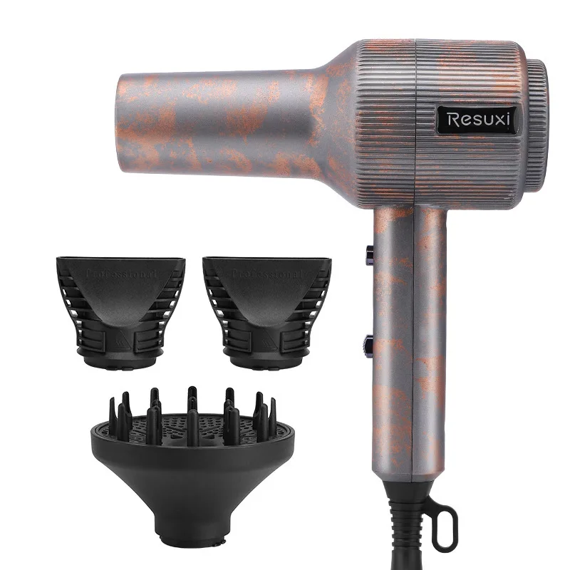 

Фен для волос REXUSI профессиональный электрический мощный, инструмент для парикмахерской, сушилка с горячим/холодным воздухом для салонов и ...