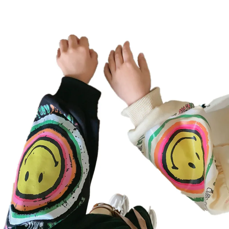 Children's set 2021 autumn baby wear Korean girls' smiling face sanitary pants two pieces girl's treasure sports suit 4-26
Children's set 2021 autumn baby wear Korean girls' smiling face sanitary pants two pieces girl's treasure sports suit 4-26