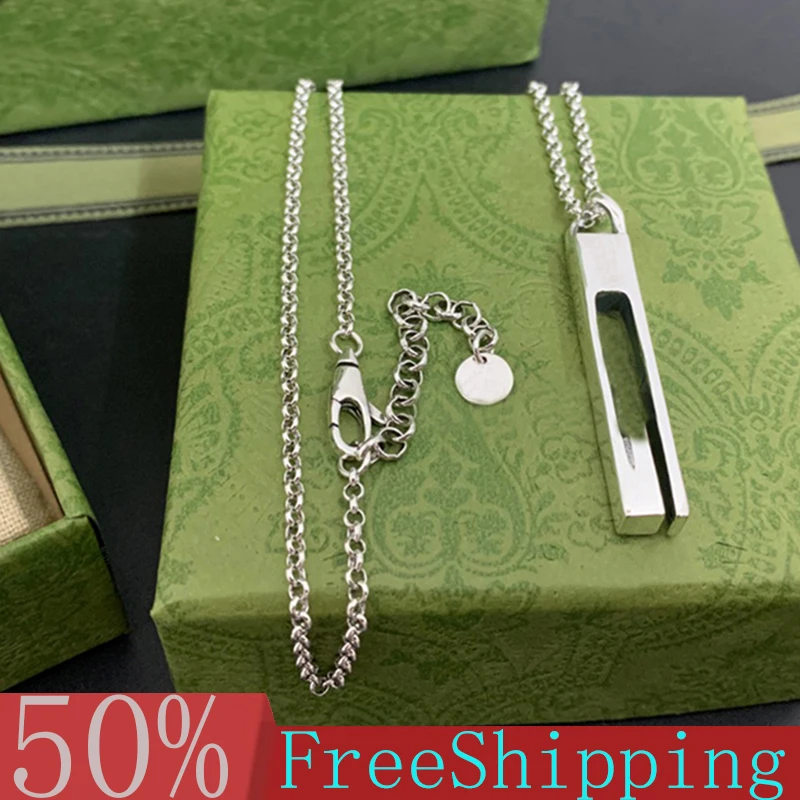 925 Sterling Silver Necklace Luxury Brand High Quality Women's Men's Necklace Bracelet Fashion Party Valentine's Day Gift
925 Sterling Silver Necklace Luxury Brand High Quality Women's Men's Necklace Bracelet Fashion Party Valentine's Day Gift