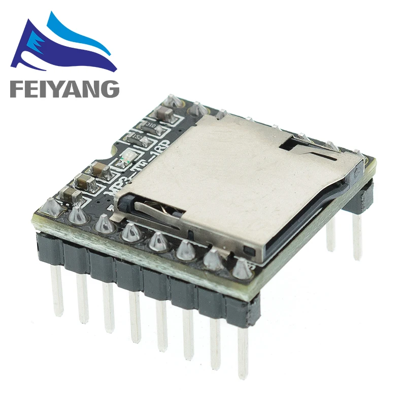10 шт. мини модуль MP3 плеера TF карта U диск mp3 плеер аудио голосовой плата для Arduino DF