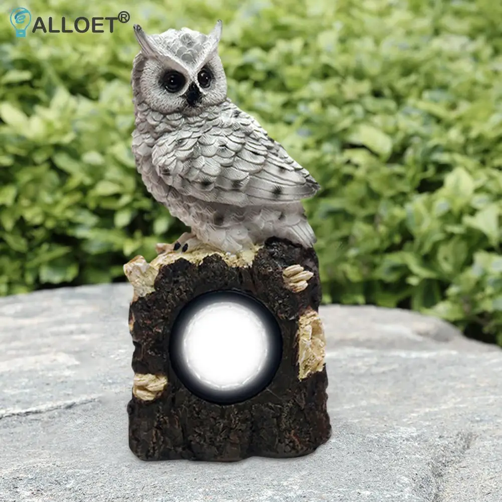 Solar Garden Light Tree Stump Statue LED Light Resin Owl Sculpture Figurine Lamp Courtyard Outdoor Garden Decoration Art Craft
Solar Garden Light Tree Stump Statue LED Light Resin Owl Sculpture Figurine Lamp Courtyard Outdoor Garden Decoration Art Craft