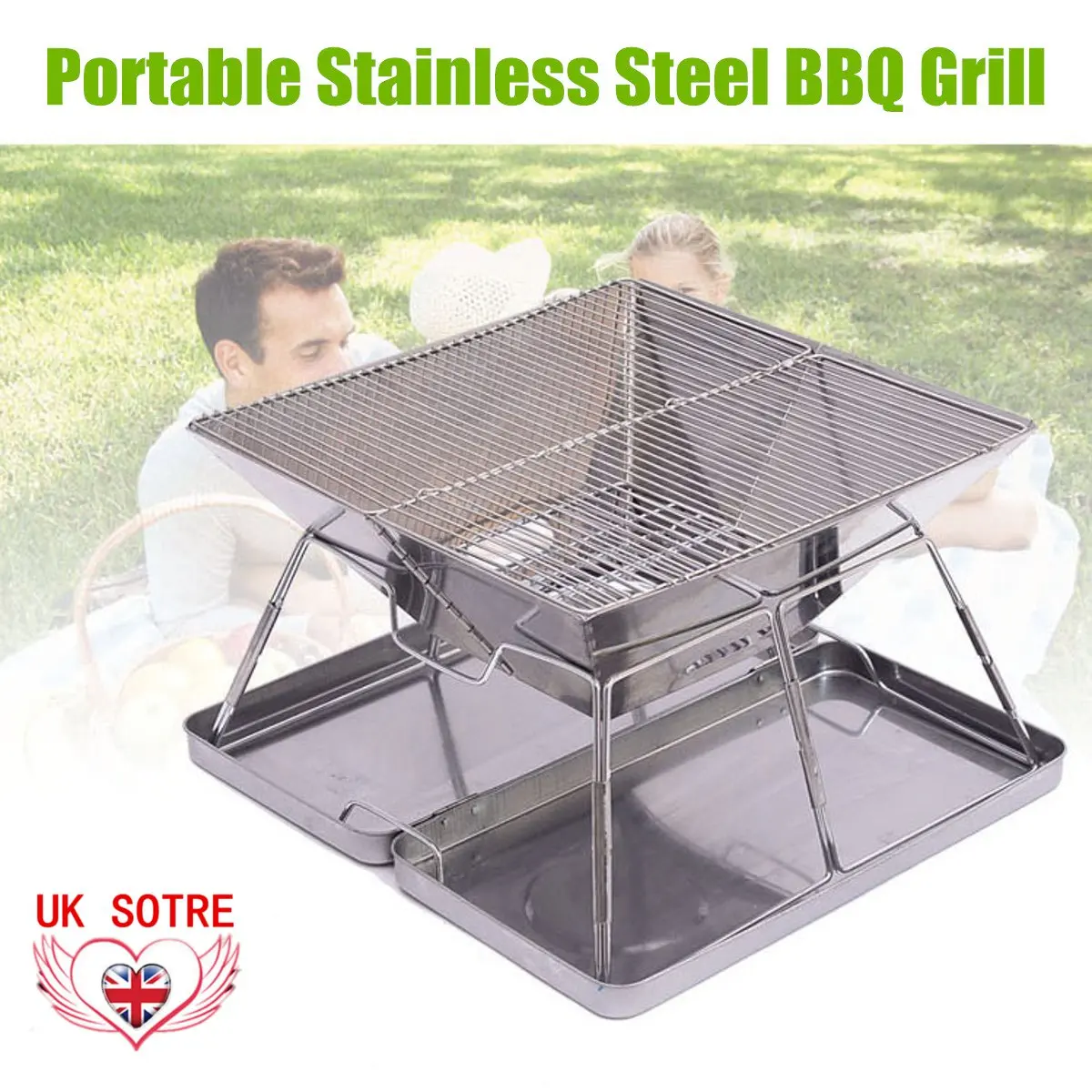 Stainless Steel BBQ Grill Non-Stick Surface Portable Folding Barbecue Grill Outdoor Camping Picnic BBQ Accessories Cooking Tools
Stainless Steel BBQ Grill Non-Stick Surface Portable Folding Barbecue Grill Outdoor Camping Picnic BBQ Accessories Cooking Tools