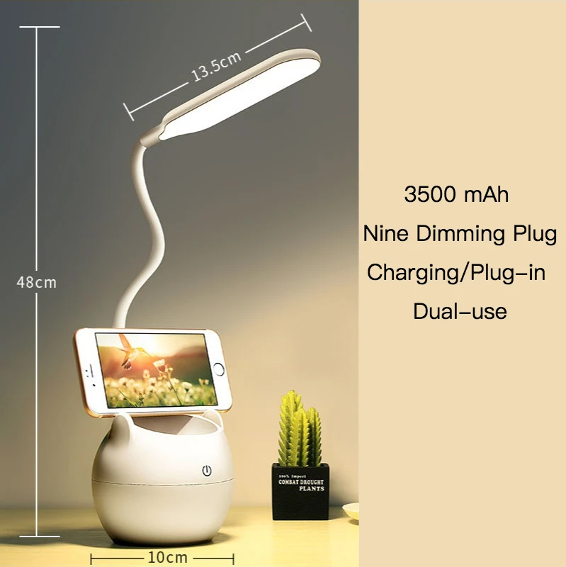 Xiaomi 3500mAh Battery Table Lamp Led USB Rechargeable Desk Lamp Eye Protection Learning Children Bedroom Bedside Lamp
Xiaomi 3500mAh Battery Table Lamp Led USB Rechargeable Desk Lamp Eye Protection Learning Children Bedroom Bedside Lamp