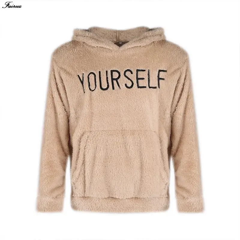 Autumn Winter Men Warm Plush Fleece Hoodie Sweatshirts Casual Long Sleeve Letter Print Hooded Pullover Top With Kangaroo Pocket
Autumn Winter Men Warm Plush Fleece Hoodie Sweatshirts Casual Long Sleeve Letter Print Hooded Pullover Top With Kangaroo Pocket