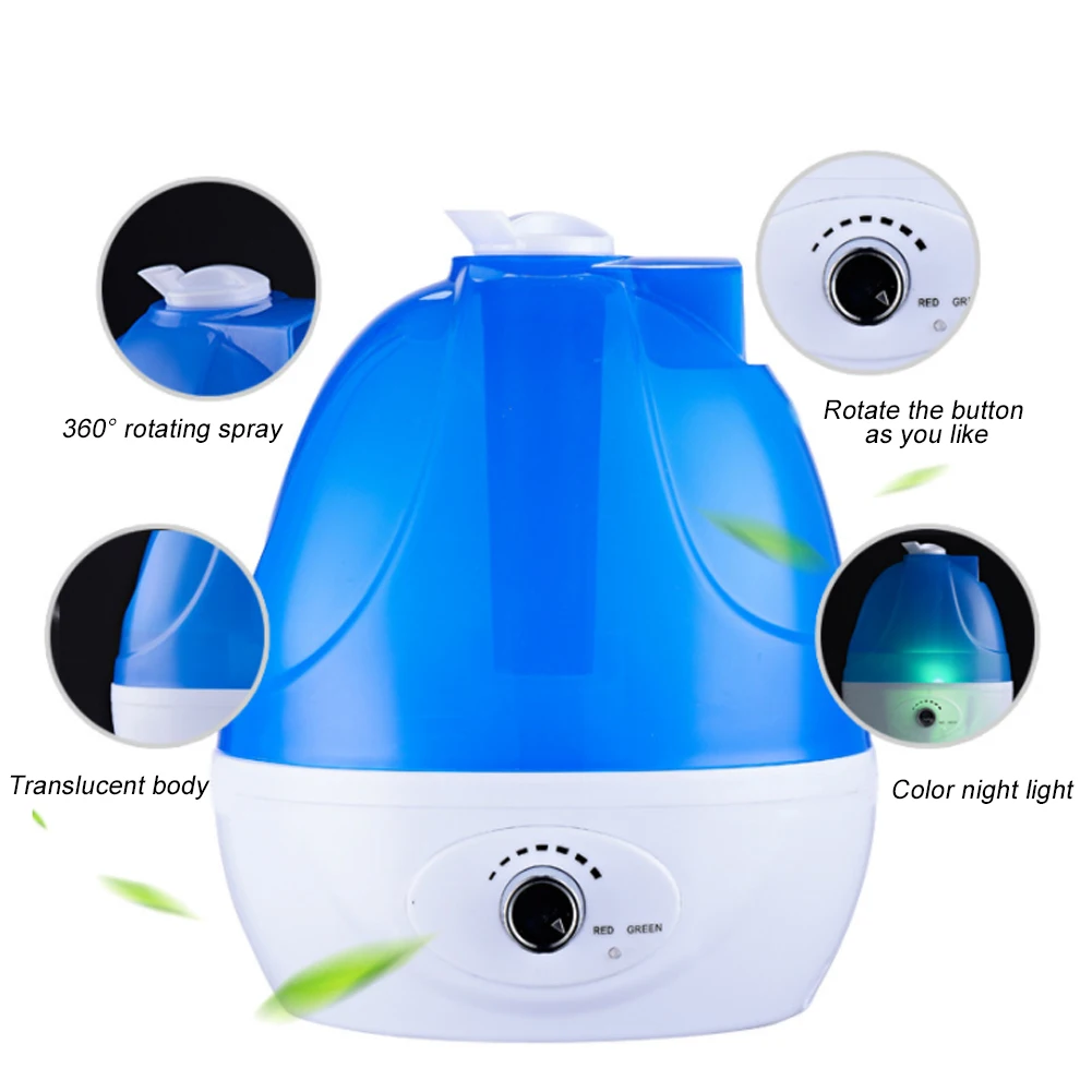 NEW Humidifier with Night Light Atomization Humidifier with Handle Indicator 360 degree Rotatable Nozzle for Office Home Bedroom
NEW Humidifier with Night Light Atomization Humidifier with Handle Indicator 360 degree Rotatable Nozzle for Office Home Bedroom
