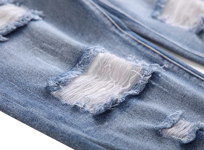 BAIDAFEILI 2021 Fashion Trend Hole Jeans Straight Slim Fit Men's Non-stretch Denim Trousers Punk Style Full Length Solid Pants 
BAIDAFEILI 2021 Fashion Trend Hole Jeans Straight Slim Fit Men's Non-stretch Denim Trousers Punk Style Full Length Solid Pants