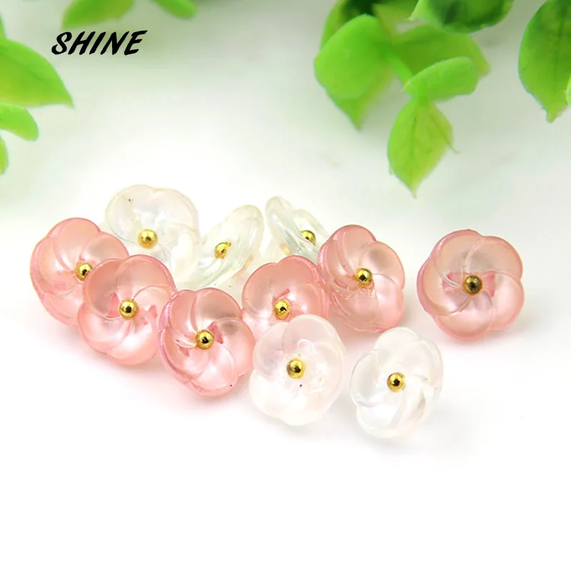 20pcs Sewing Buttons Scrapbooking Flower White & Pink Shank For Kid Costura Botones Decorate bottoni botoes 11.5mm P1003
20pcs Sewing Buttons Scrapbooking Flower White & Pink Shank For Kid Costura Botones Decorate bottoni botoes 11.5mm P1003