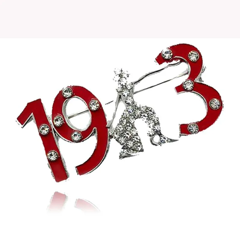 Греческое братство DSt Sigma 1913 Леди лацкан булавка брошь бижутерия | Украшения и