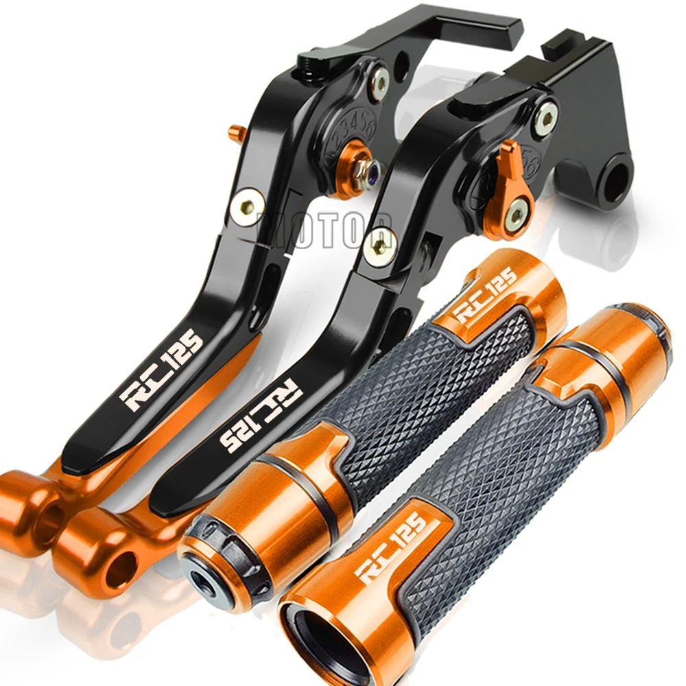For RC125 2011 2012 2013 2014 2015 2016 2017 2018 2019 Motorcycle Brake Clutch Lever+22MM Handle Grips Handlebar RC 125 logo
For RC125 2011 2012 2013 2014 2015 2016 2017 2018 2019 Motorcycle Brake Clutch Lever+22MM Handle Grips Handlebar RC 125 logo