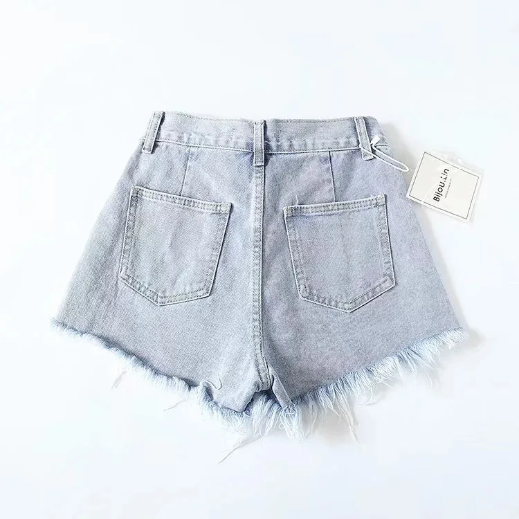 2021 Summer New Women's Clothing Loose Waistband Raw Edge Denim Wide Leg Pants Trendy Denim Shorts
2021 Summer New Women's Clothing Loose Waistband Raw Edge Denim Wide Leg Pants Trendy Denim Shorts