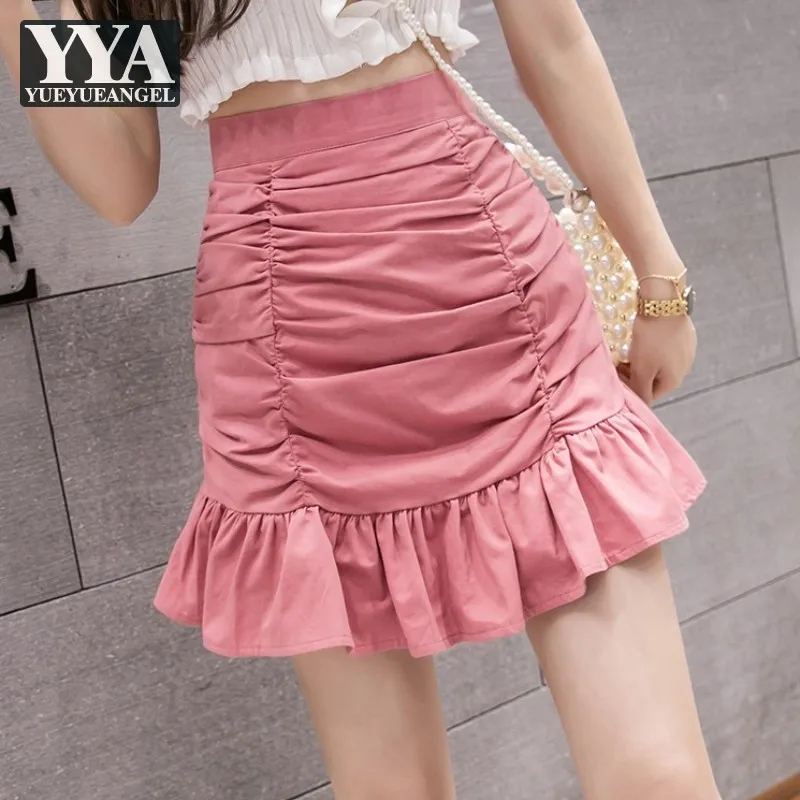 Streetwear Fashion 2021 Summer High Waist Zipper Slim Fit Ruffle Pleated Skirt Women Sweet Wrap A-Line Black Mermaid Mini Skirts
Streetwear Fashion 2021 Summer High Waist Zipper Slim Fit Ruffle Pleated Skirt Women Sweet Wrap A-Line Black Mermaid Mini Skirts