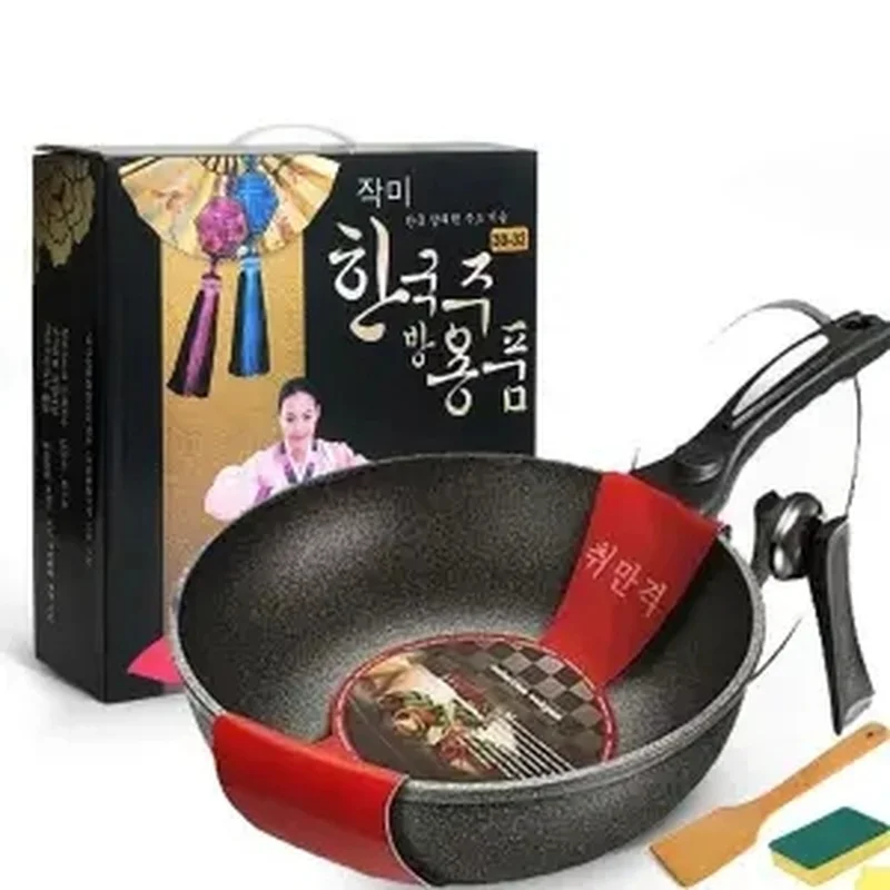 Maifan Stone Non-stick Pan Without Oily Fume Wok Induction Cooker Gas Universal Wok 30CM32CM Pot Cast Iron Cookware Cook Pan
Maifan Stone Non-stick Pan Without Oily Fume Wok Induction Cooker Gas Universal Wok 30CM32CM Pot Cast Iron Cookware Cook Pan