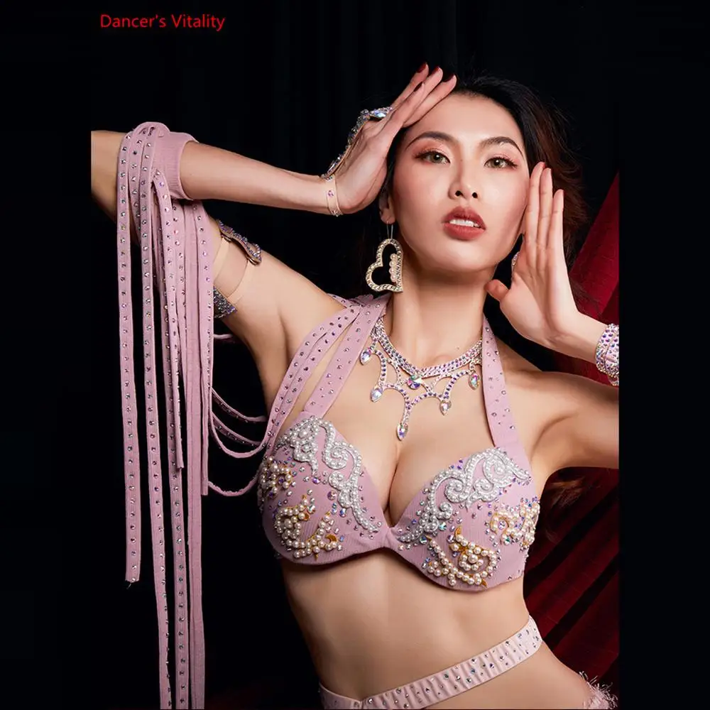 

Customizable Belly Dance Costume Bras Performance Costumes Practice Clothing Corsets Luxury Diamonds Belly Dance Bra S-6XL