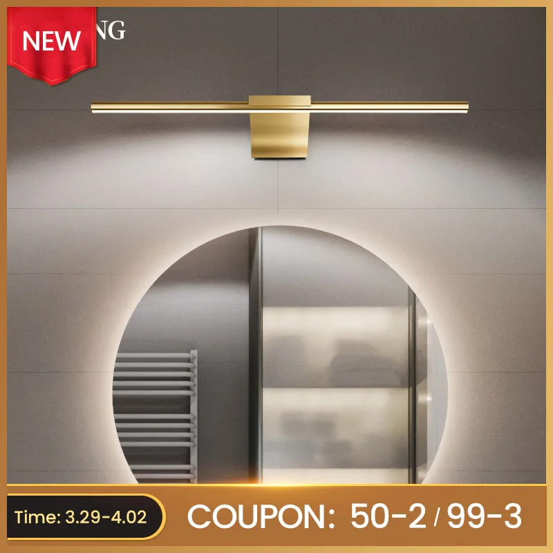 2021 Modern Led Mirror Light Wall Lamps Copper Waterproof Bathroom LED Flat Lamp Indoor Wall Lamp Bathroom Light Make Up Mirror
2021 Modern Led Mirror Light Wall Lamps Copper Waterproof Bathroom LED Flat Lamp Indoor Wall Lamp Bathroom Light Make Up Mirror