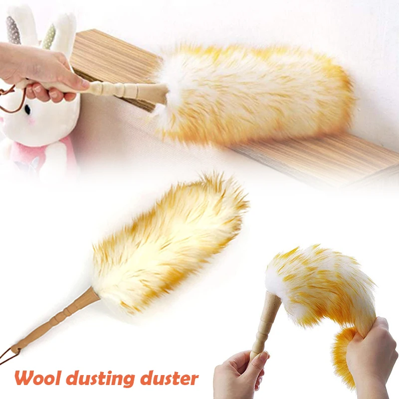 Wool Duster Lightweight Blinds Cleaner Multi-purpose Cleaning Tool Suitable for Home Furniture Office HR
Wool Duster Lightweight Blinds Cleaner Multi-purpose Cleaning Tool Suitable for Home Furniture Office HR