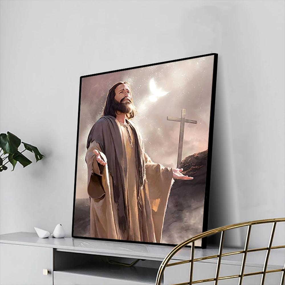 Christ Jesus Painting Wall Art Canvas Poster and Print Wall Picture Home Decor For Bedroom Living Room Church Decoration
Christ Jesus Painting Wall Art Canvas Poster and Print Wall Picture Home Decor For Bedroom Living Room Church Decoration