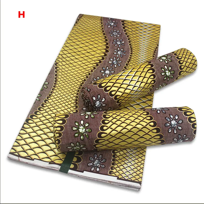 New Nigerian African Golden Wax Fabrics Cotton Print Rapper Batik Ankara High Quality Veritable Material Ghana Tissue Wax 1-8
New Nigerian African Golden Wax Fabrics Cotton Print Rapper Batik Ankara High Quality Veritable Material Ghana Tissue Wax 1-8