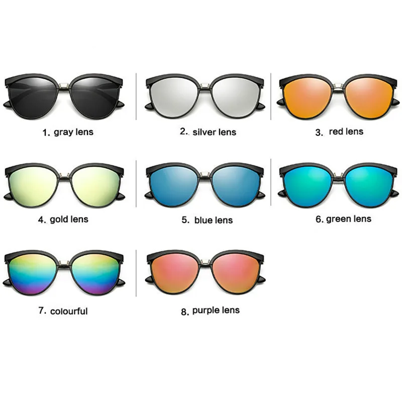 RBRARE 2021 классические простые солнцезащитные очки кошачий глаз Для женщин Элитный