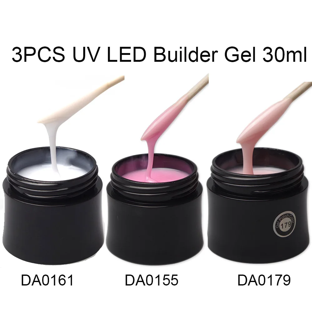 MONAS 3PCS UV LED Buider Gel 30ml Transparent Clear Natural Pink Nude Self-leveling Gel Builder Nail Extensions
MONAS 3PCS UV LED Buider Gel 30ml Transparent Clear Natural Pink Nude Self-leveling Gel Builder Nail Extensions