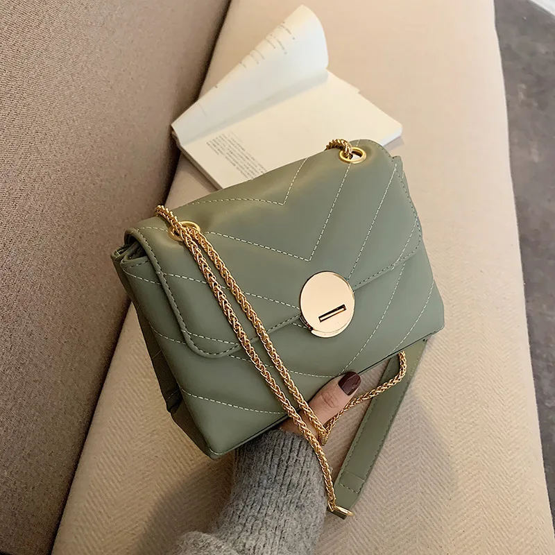 New Chain PU Soft Leather Solid Color Crossbody Bag For Women 2020 Simple Fashion Shoulder Messenger Bag Female Handbags Purses
New Chain PU Soft Leather Solid Color Crossbody Bag For Women 2020 Simple Fashion Shoulder Messenger Bag Female Handbags Purses