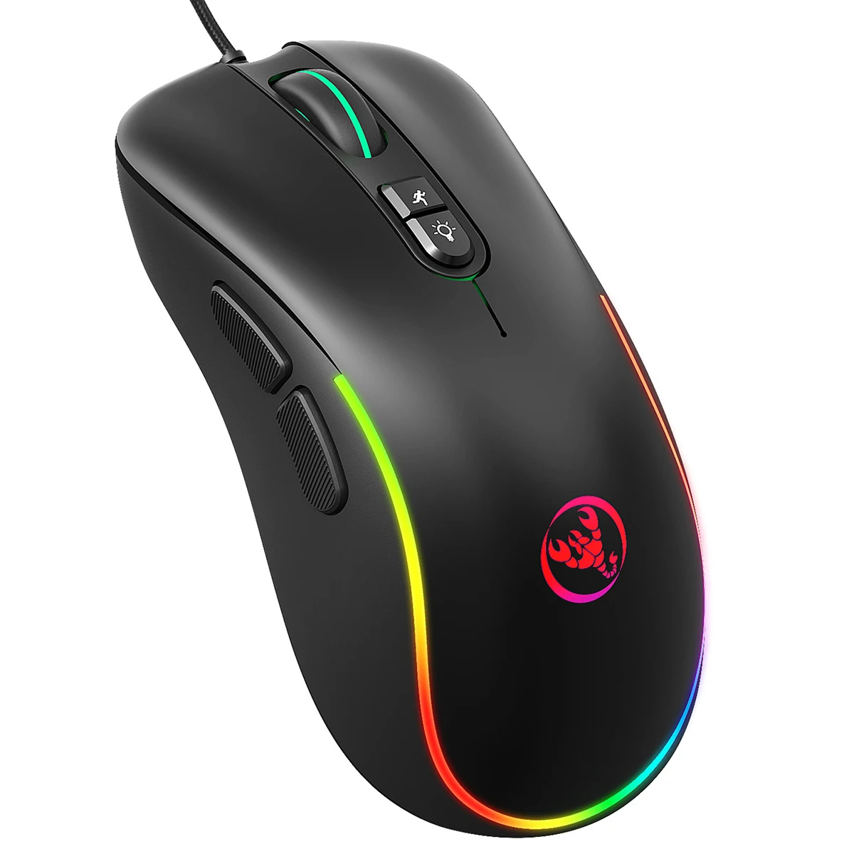 J300RGB Wired Gaming Mouse 7-Key Macro Programming Mouse 6400DPI Gaming Mouse For PC Laptop Desktop Programming Gaming Mouse
J300RGB Wired Gaming Mouse 7-Key Macro Programming Mouse 6400DPI Gaming Mouse For PC Laptop Desktop Programming Gaming Mouse