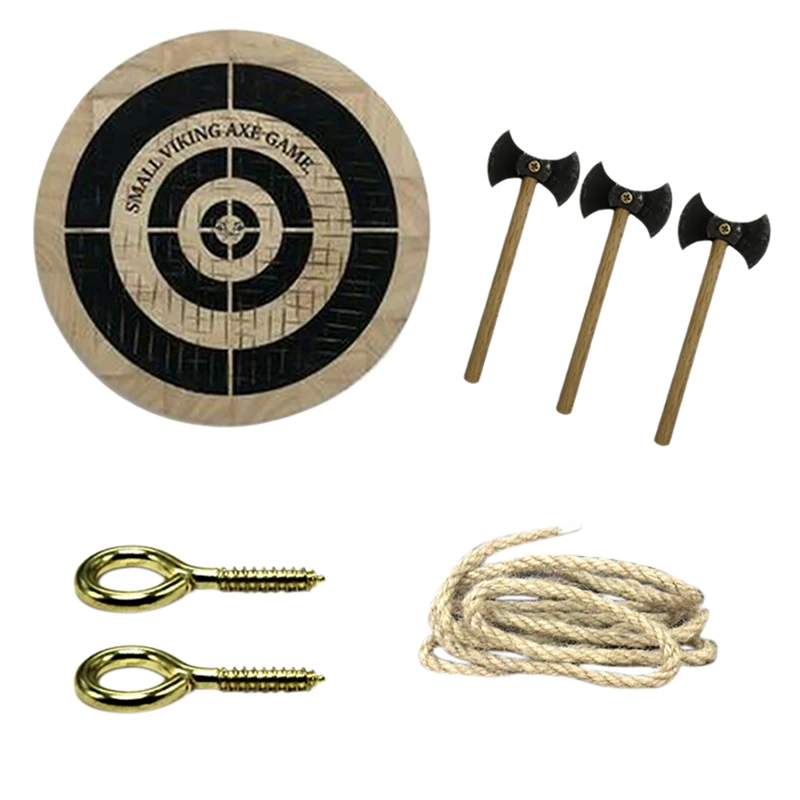 Viking Axe Throwing Game Set Wooden Dart and Axe Toy Game for Parties Throwing Hatchet Game for Indoor Outdoor
Viking Axe Throwing Game Set Wooden Dart and Axe Toy Game for Parties Throwing Hatchet Game for Indoor Outdoor